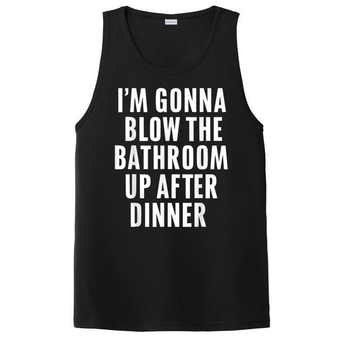 Funny Blow The Bathroom Adult Humor Inappropriate Offensive PosiCharge Competitor Tank