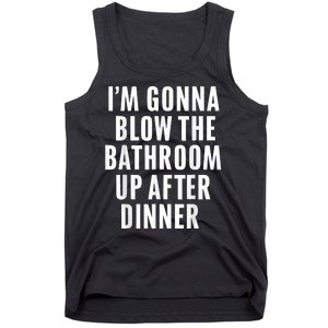 Funny Blow The Bathroom Adult Humor Inappropriate Offensive Tank Top