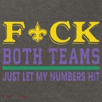 Fuck Both Teams Just Let My Numbers Hit Gift Cotton Canvas Backpack