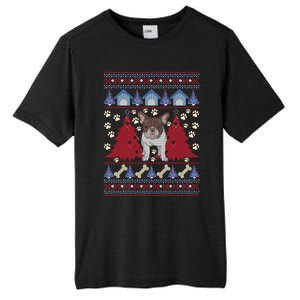 French Bulldog Ugly Christmas Holiday Dog Lover Xmas Gift Funny Gift Tall Fusion ChromaSoft Performance T-Shirt