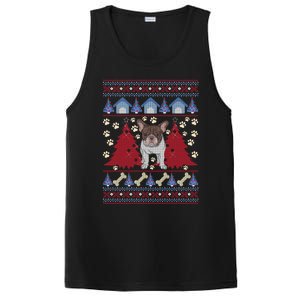 French Bulldog Ugly Christmas Holiday Dog Lover Xmas Gift Funny Gift PosiCharge Competitor Tank