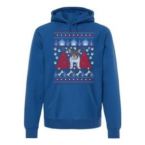 French Bulldog Ugly Christmas Holiday Dog Lover Xmas Gift Funny Gift Premium Hoodie