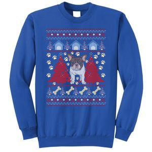 French Bulldog Ugly Christmas Holiday Dog Lover Xmas Gift Funny Gift Tall Sweatshirt