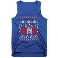 French Bulldog Ugly Christmas Holiday Dog Lover Xmas Gift Funny Gift Tank Top