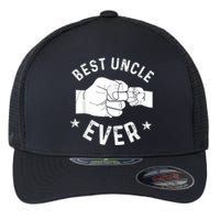 Funny Best Uncle Ever Fistbump Flexfit Unipanel Trucker Cap