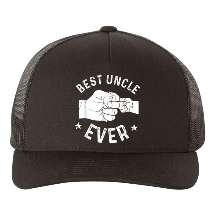 Funny Best Uncle Ever Fistbump Yupoong Adult 5-Panel Trucker Hat