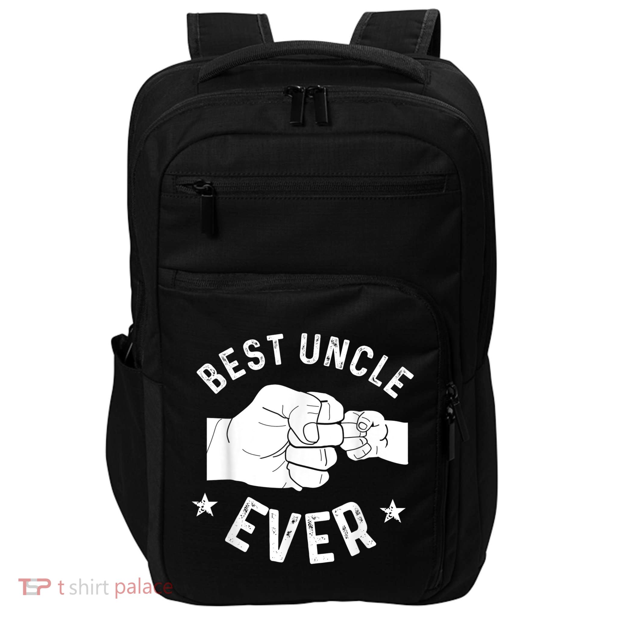 Funny Best Uncle Ever Fistbump Impact Tech Backpack