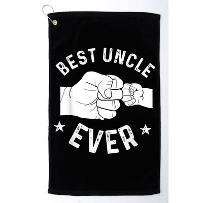 Funny Best Uncle Ever Fistbump Golf Towel