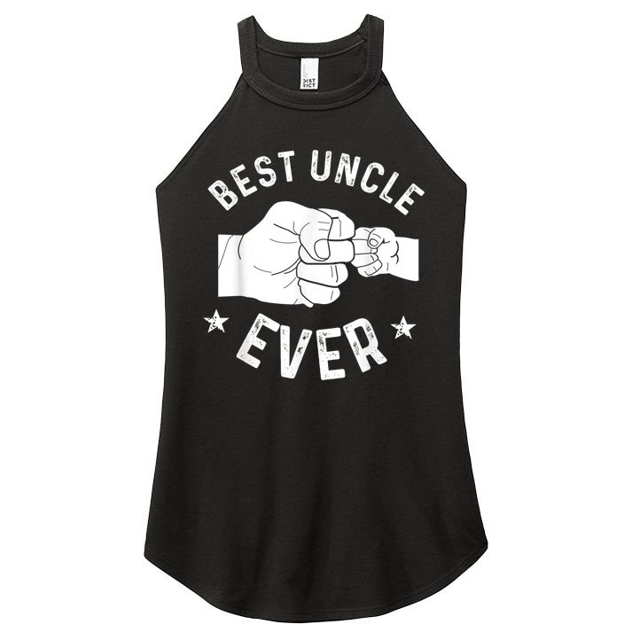 Funny Best Uncle Ever Fistbump Women's Perfect Tri Rocker Tank