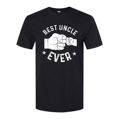 Funny Best Uncle Ever Fistbump Softstyle® CVC T-Shirt