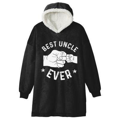 Funny Best Uncle Ever Fistbump Hooded Wearable Blanket