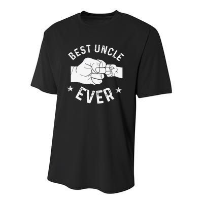 Funny Best Uncle Ever Fistbump Youth Performance Sprint T-Shirt