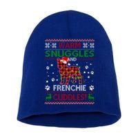 French Bulldog Ugly Christmas Sweater Xmas Pajama Dog Lover Gift Short Acrylic Beanie