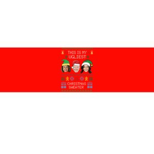 Funny Biden Ugly Christmas Sweater Bumper Sticker