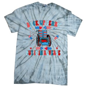 Funny Back Up Terry Put It In Reverse Firework 4th Of July Tie-Dye T-Shirt