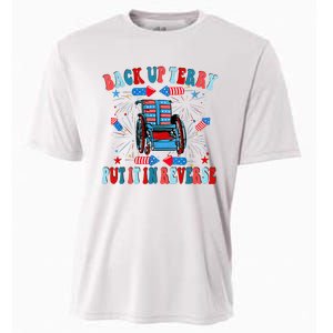 Funny Back Up Terry Put It In Reverse Firework 4th Of July Cooling Performance Crew T-Shirt