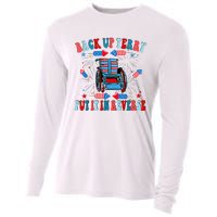 Funny Back Up Terry Put It In Reverse Firework 4th Of July Cooling Performance Long Sleeve Crew