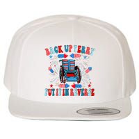 Funny Back Up Terry Put It In Reverse Firework 4th Of July Wool Snapback Cap