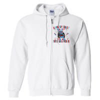 Funny Back Up Terry Put It In Reverse Firework 4th Of July Full Zip Hoodie