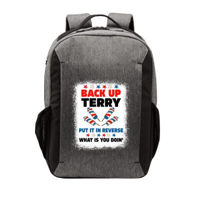 Fireworks Back Up Terry Put It In Reverse July 4th Bleached Vector Backpack