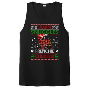 French Bulldog Ugly Christmas Sweater Xmas Pajama Dog Lover Gift PosiCharge Competitor Tank