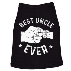 Funny Best Uncle Ever Fist Bump Doggie Tank