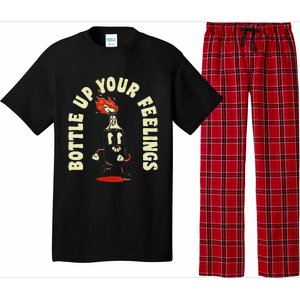 Funny Bottle Up Your Feelings Pajama Set