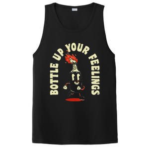 Funny Bottle Up Your Feelings PosiCharge Competitor Tank