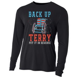 Funny Back Up Terry Put It In Reverse Firework 4th Of July Gift Cooling Performance Long Sleeve Crew