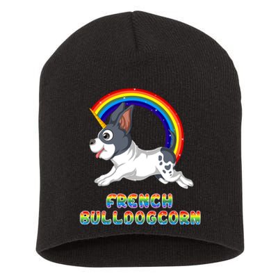 French Bulldog Unicorn Short Acrylic Beanie