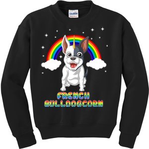 French Bulldog Unicorn Kids Sweatshirt