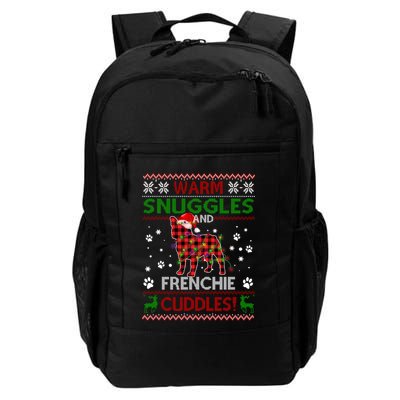 French Bulldog Ugly Christmas Sweater Xmas Pajama Dog Lover Gift Backpack