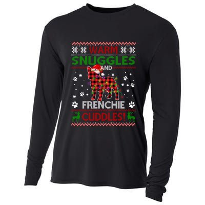 French Bulldog Ugly Christmas Sweater Xmas Pajama Dog Lover Gift Cooling Performance Long Sleeve Crew
