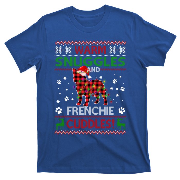 French Bulldog Ugly Christmas Sweater Xmas Pajama Dog Lover Gift T-Shirt