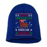 French Bulldog Ugly Christmas Sweater Xmas Pajama Dog Lover Gift Short Acrylic Beanie