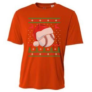 Funny Baseball Ugly Christmas Sports Xmas Gift Cooling Performance Crew T-Shirt