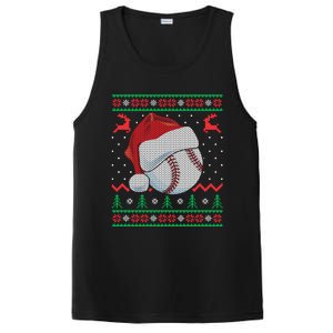 Funny Baseball Ugly Christmas Sports Xmas Gift PosiCharge Competitor Tank