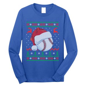 Funny Baseball Ugly Christmas Sports Xmas Gift Long Sleeve Shirt