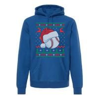 Funny Baseball Ugly Christmas Sports Xmas Gift Premium Hoodie