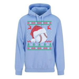 Funny Baseball Ugly Christmas Sports Xmas Gift Unisex Surf Hoodie