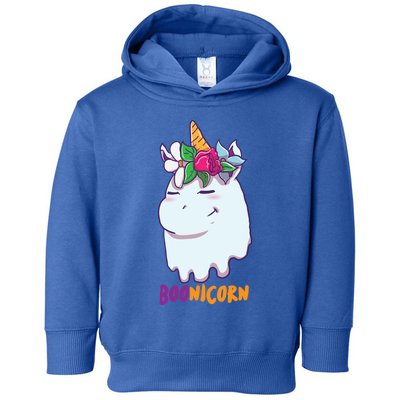 Funny Boonicorn Unicorn Ghost Halloween And Meaningful Gift Toddler Hoodie