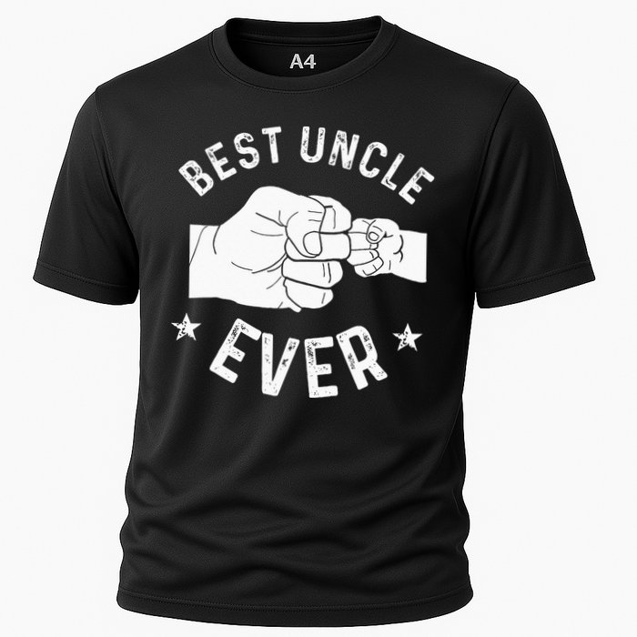 Funny Best Uncle Ever Fist Bump Cooling Performance Crew T-Shirt