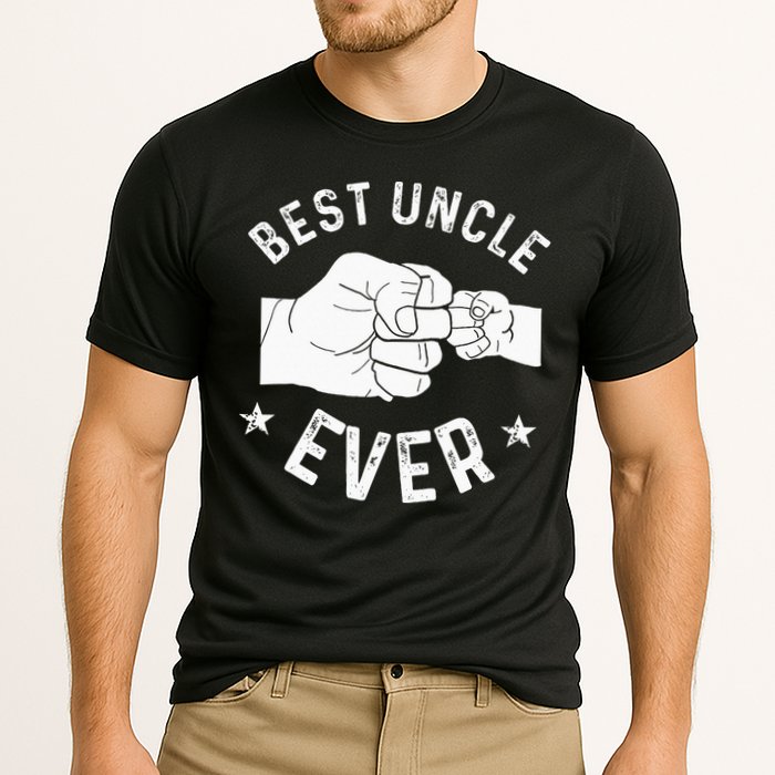 Funny Best Uncle Ever Fist Bump Cooling Performance Crew T-Shirt