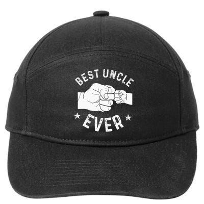 Funny Best Uncle Ever Fist Bump 7-Panel Snapback Hat