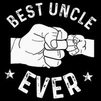 Funny Best Uncle Ever Fist Bump 16 in Basic Backpack