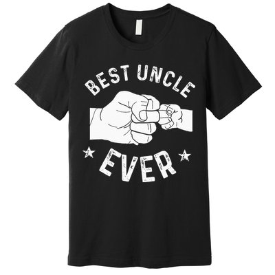 Funny Best Uncle Ever Fist Bump Premium T-Shirt