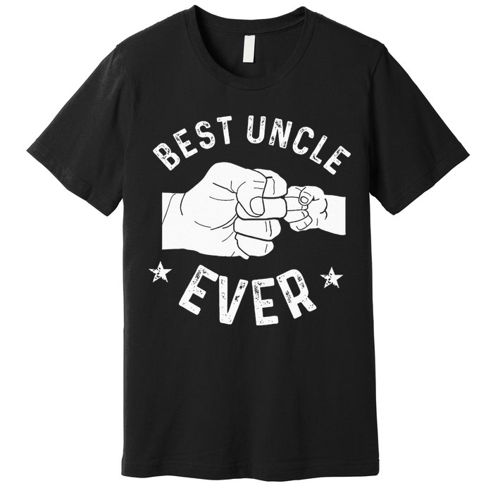 Funny Best Uncle Ever Fist Bump Premium T-Shirt