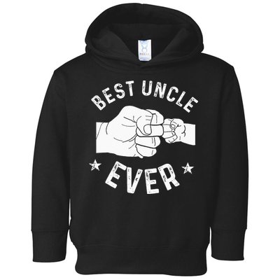 Funny Best Uncle Ever Fist Bump Toddler Hoodie