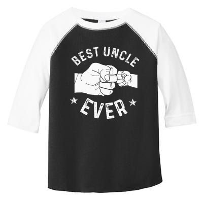 Funny Best Uncle Ever Fist Bump Toddler Fine Jersey T-Shirt