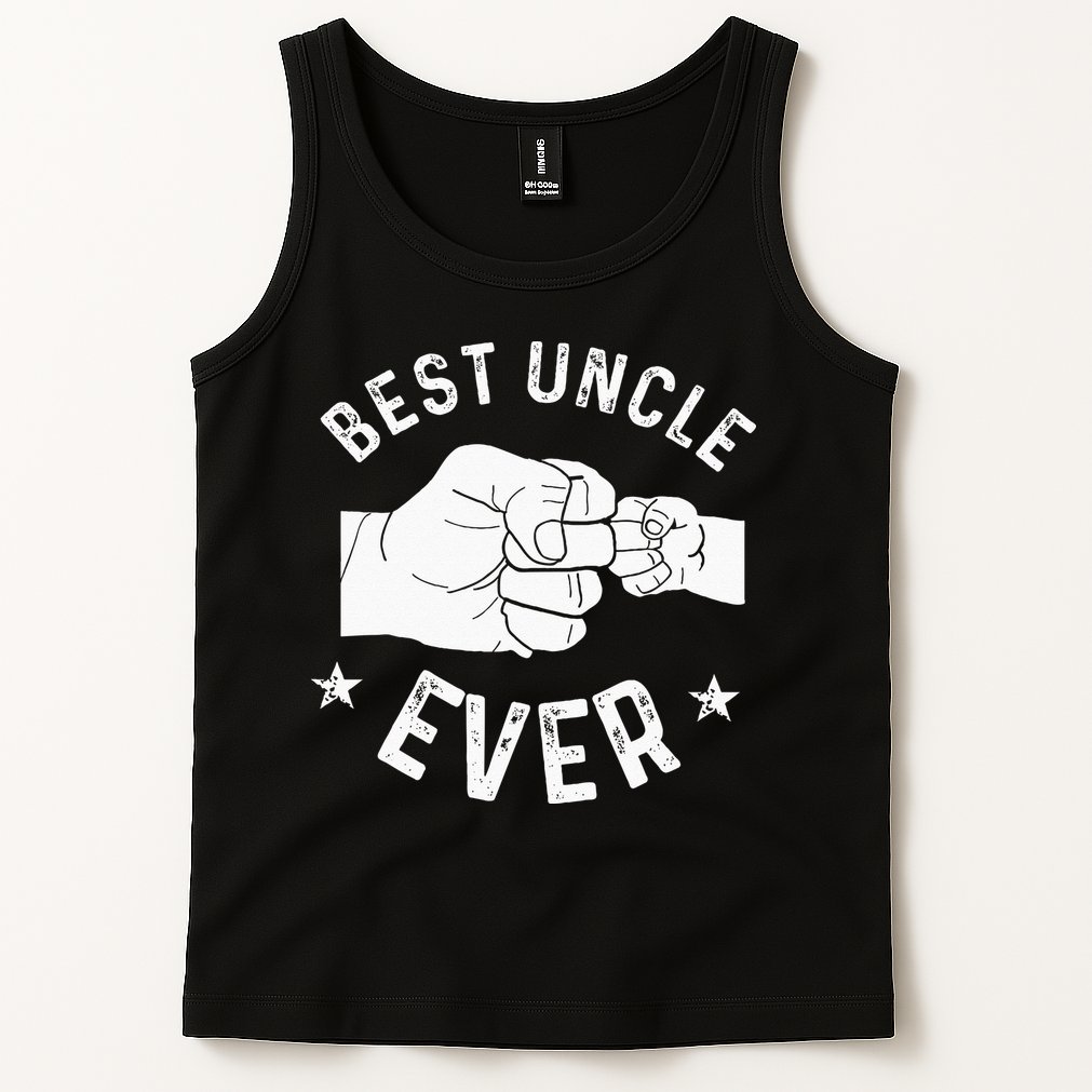 Funny Best Uncle Ever Fist Bump Tank Top